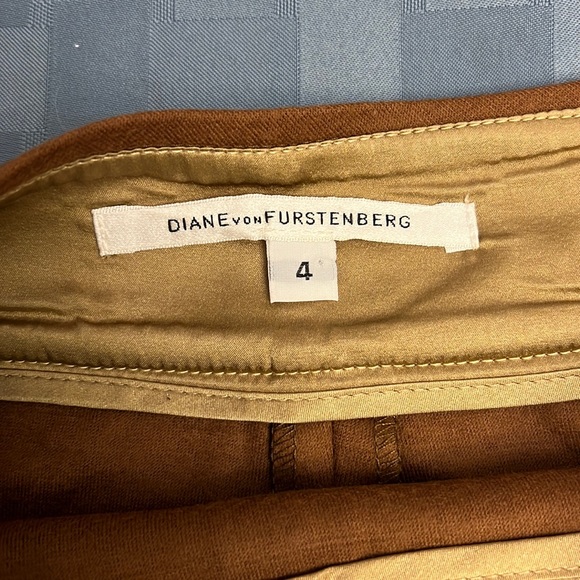 [Diane Von Furstenberg] Brown Wool Skirt - Picture 4 of 12